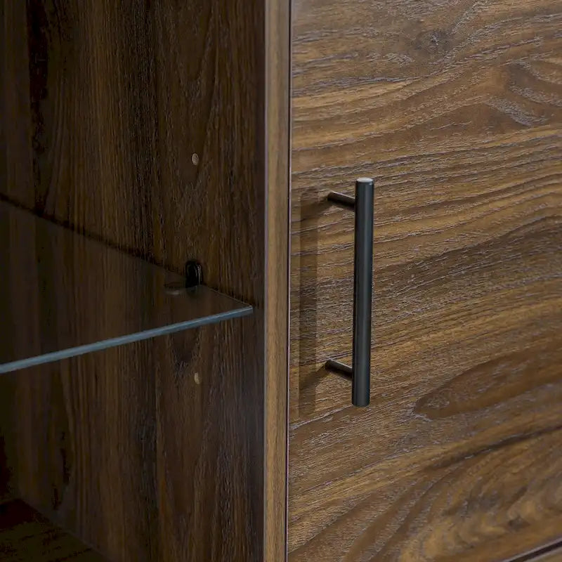 60-inch Mid-Century Modern 2-Door TV Stand