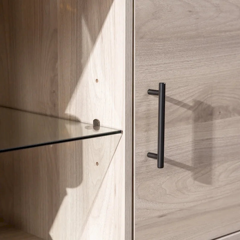 60-inch Mid-Century Modern 2-Door TV Stand