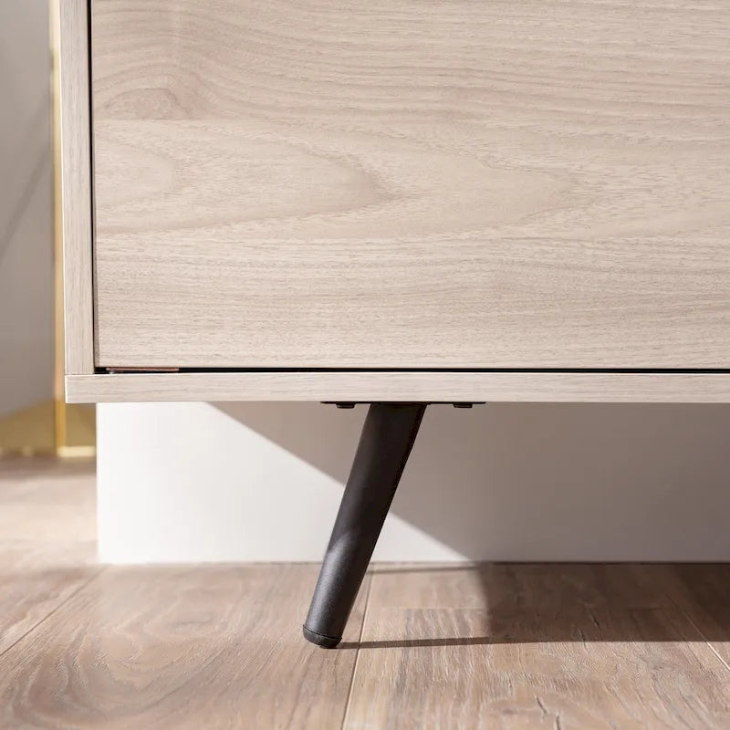 60-inch Mid-Century Modern 2-Door TV Stand