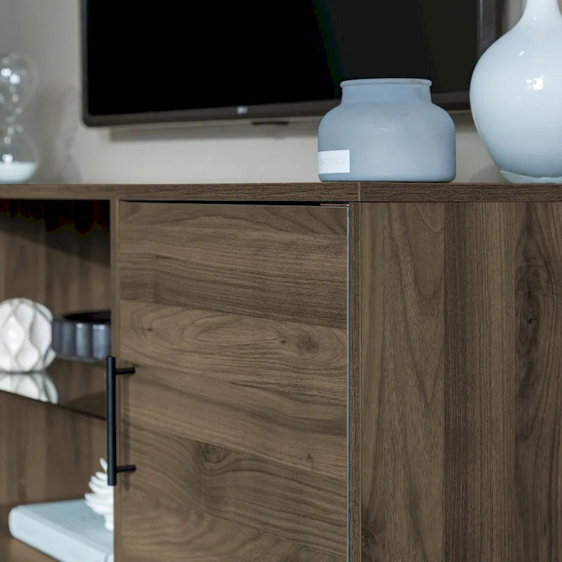 60-inch Mid-Century Modern 2-Door TV Stand
