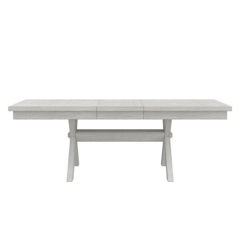 90-inch Modern Solid Wood Rectangular Extendable Dining Table