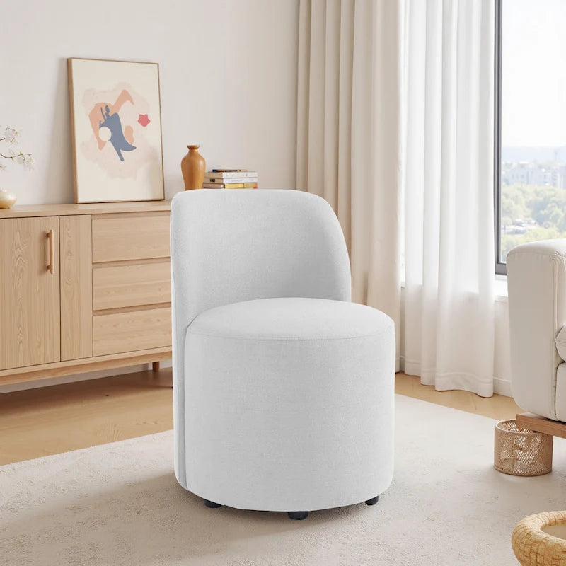 Luxury Upholstered Armless Dining Chair