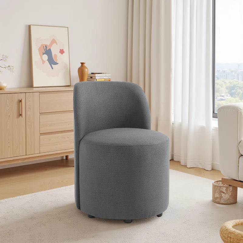 Luxury Upholstered Armless Dining Chair