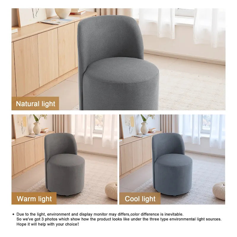 Luxury Upholstered Armless Dining Chair