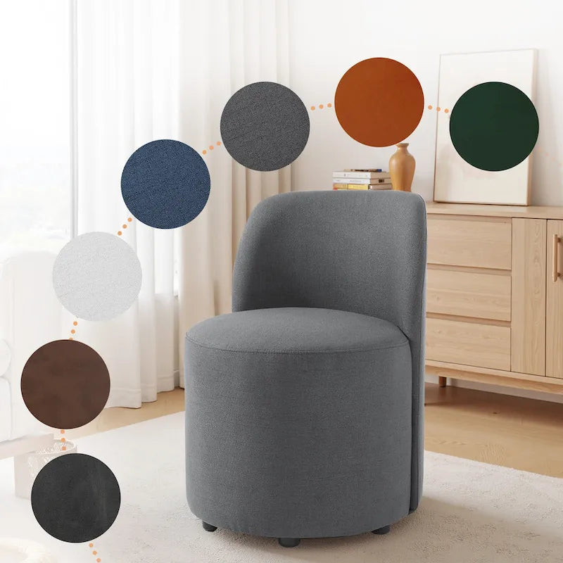 Luxury Upholstered Armless Dining Chair