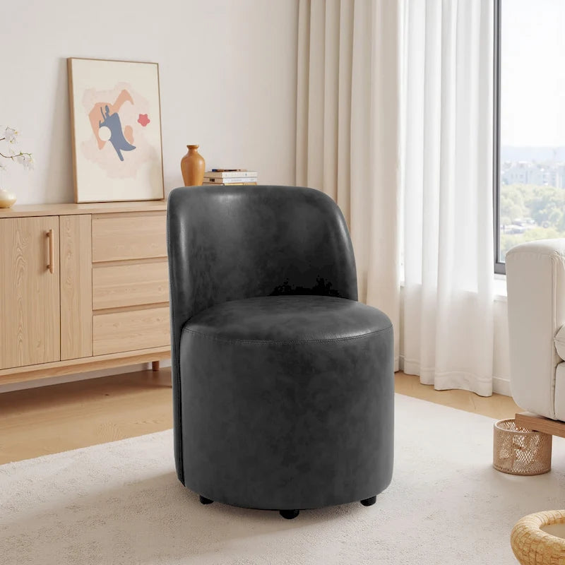 Luxury Upholstered Armless Dining Chair