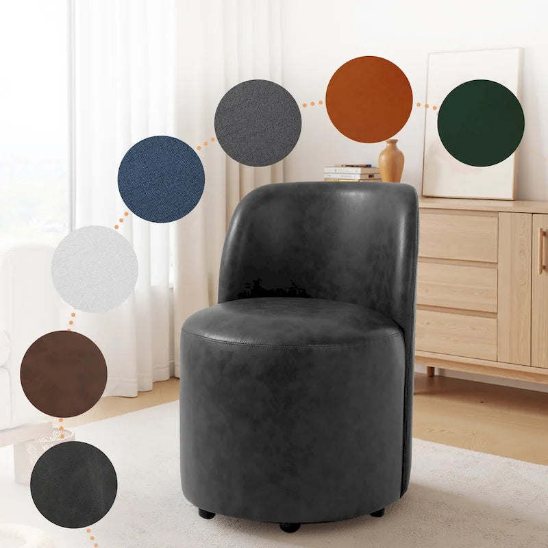 Luxury Upholstered Armless Dining Chair