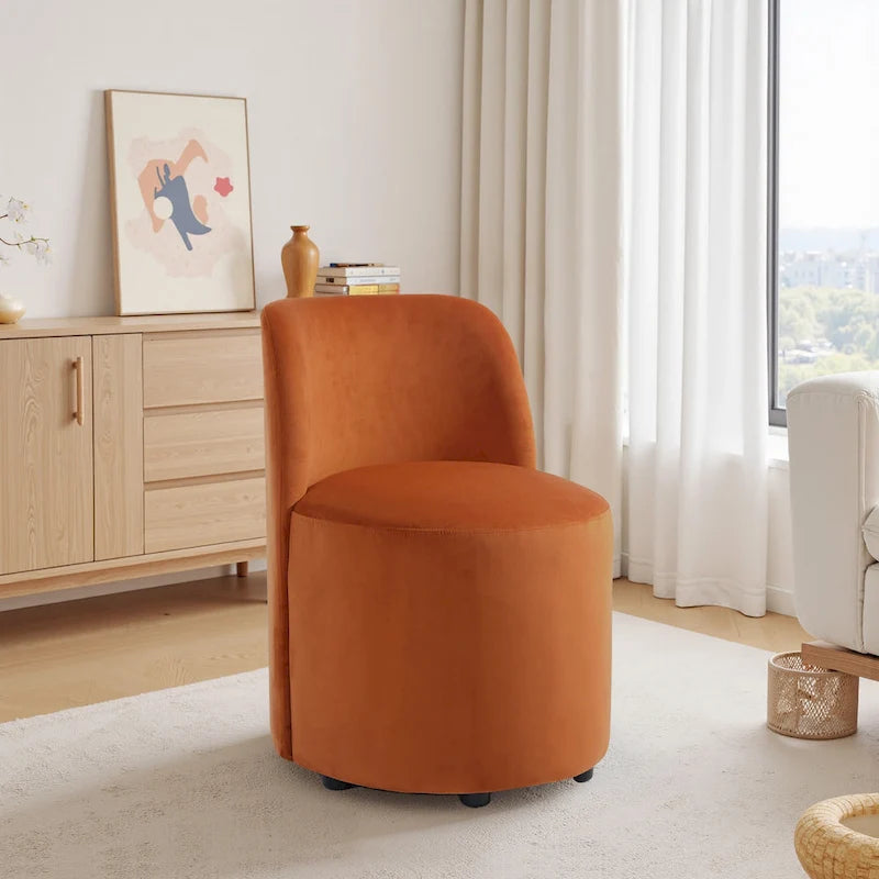 Luxury Upholstered Armless Dining Chair
