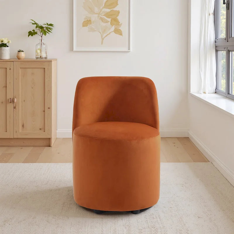 Luxury Upholstered Armless Dining Chair