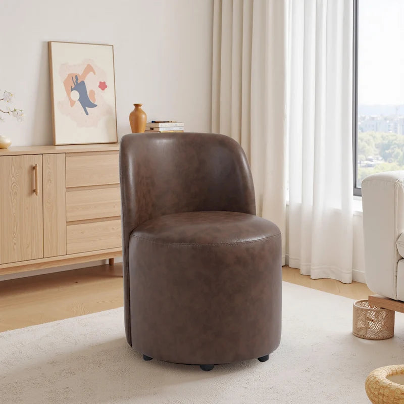 Luxury Upholstered Armless Dining Chair