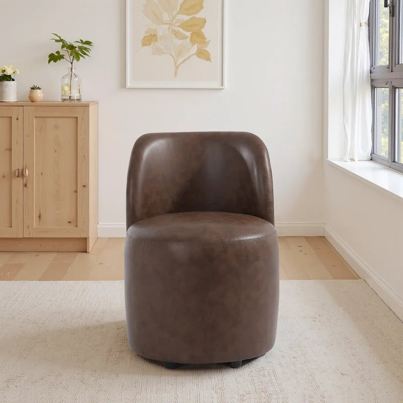 Luxury Upholstered Armless Dining Chair