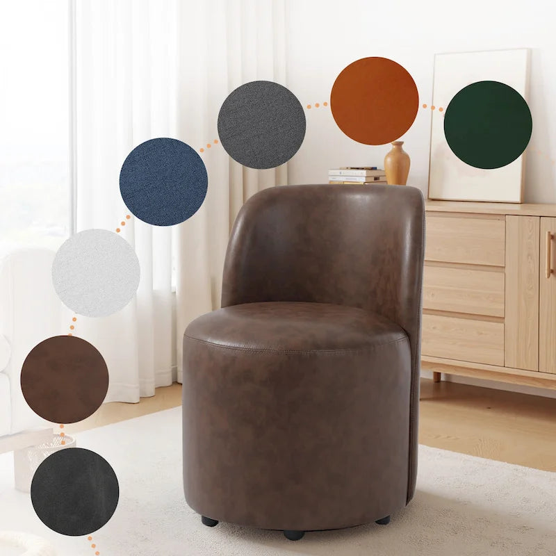 Luxury Upholstered Armless Dining Chair