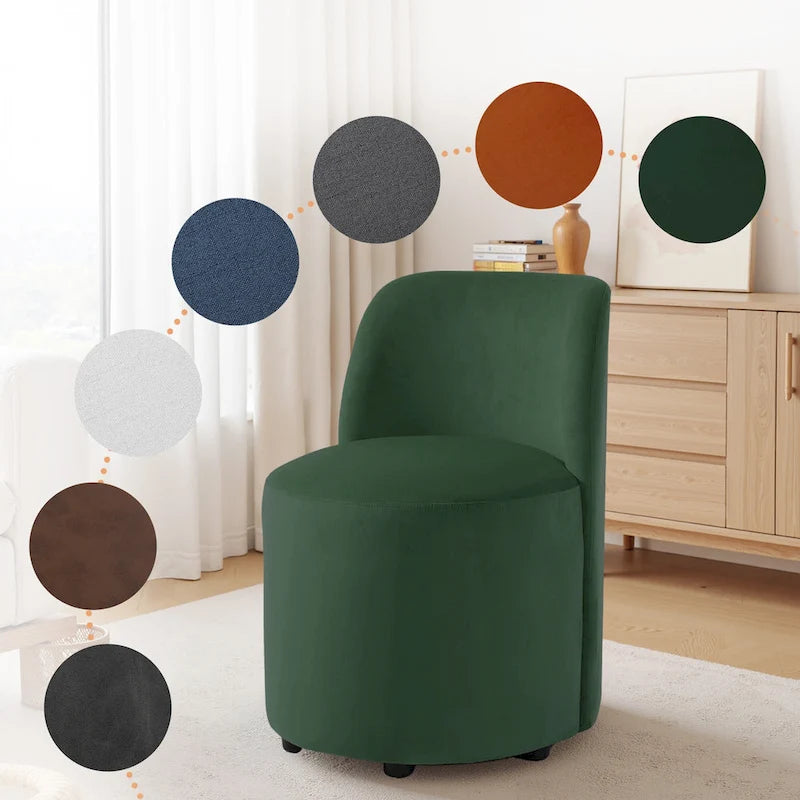 Luxury Upholstered Armless Dining Chair