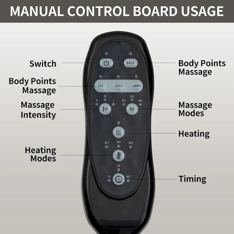 Black Power Lift Recliner with Massage, Lumbar Heat, USB & Cup Holders