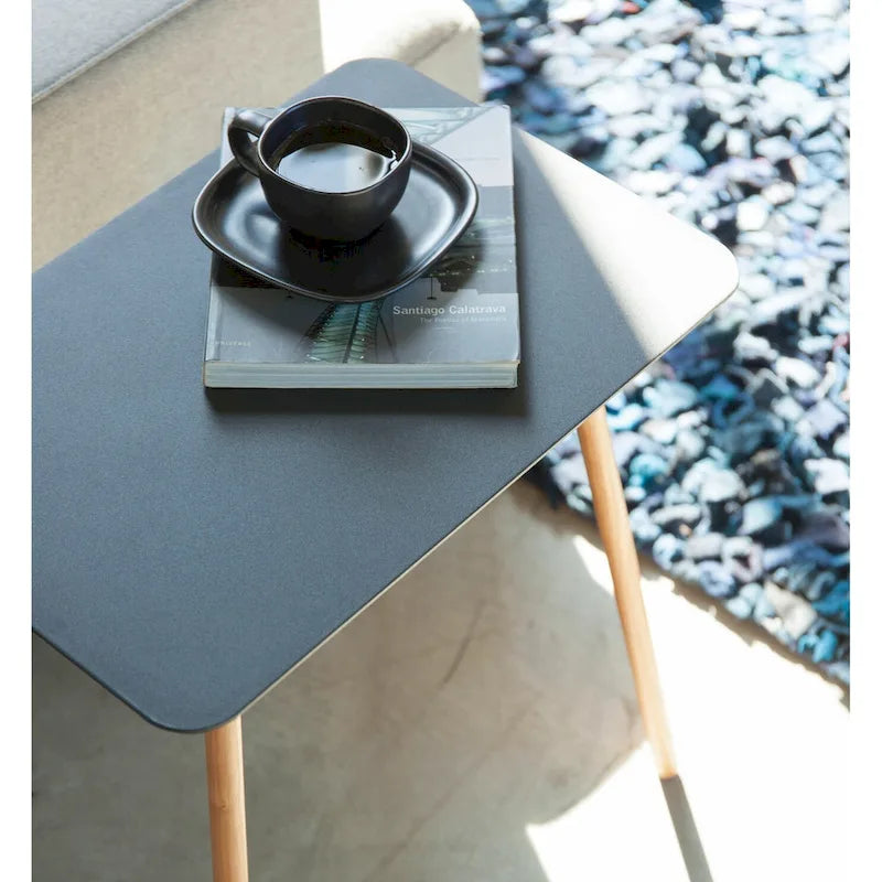Steel Side Table, Holds 22 lbs - 11.81W x 17.72D x 19.69H inches