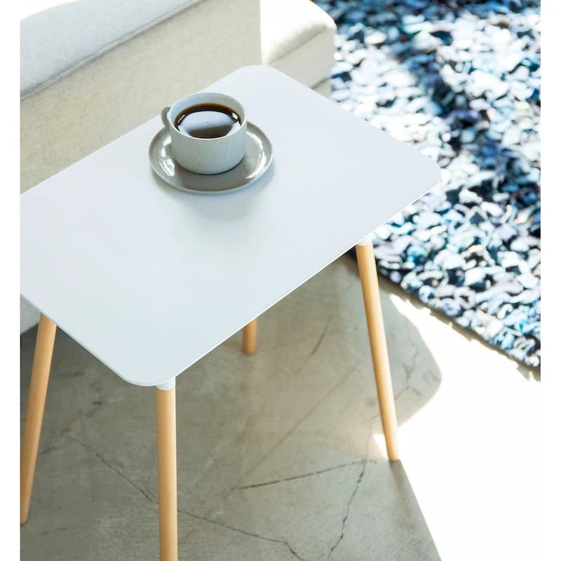 Steel Side Table, Holds 22 lbs - 11.81W x 17.72D x 19.69H inches