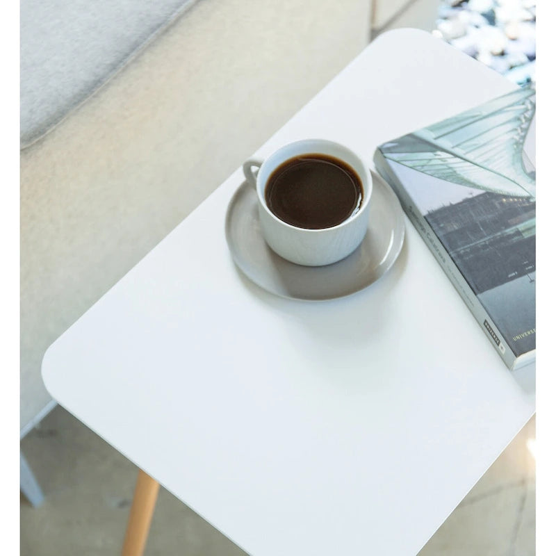 Steel Side Table, Holds 22 lbs - 11.81W x 17.72D x 19.69H inches
