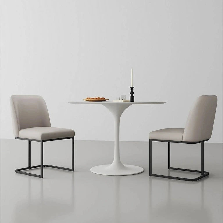 Manhattan Comfort Serena Faux Leather Dining Chair (Set of 2)