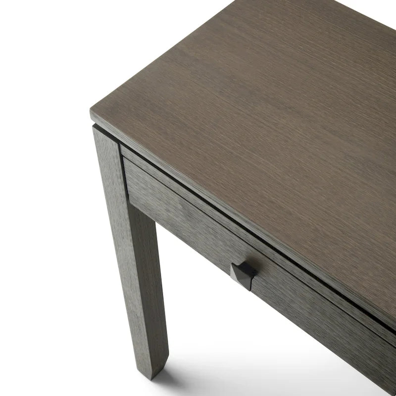 Solid Wood 38-inch Wide Contemporary Console Sofa Table with 2 Drawers