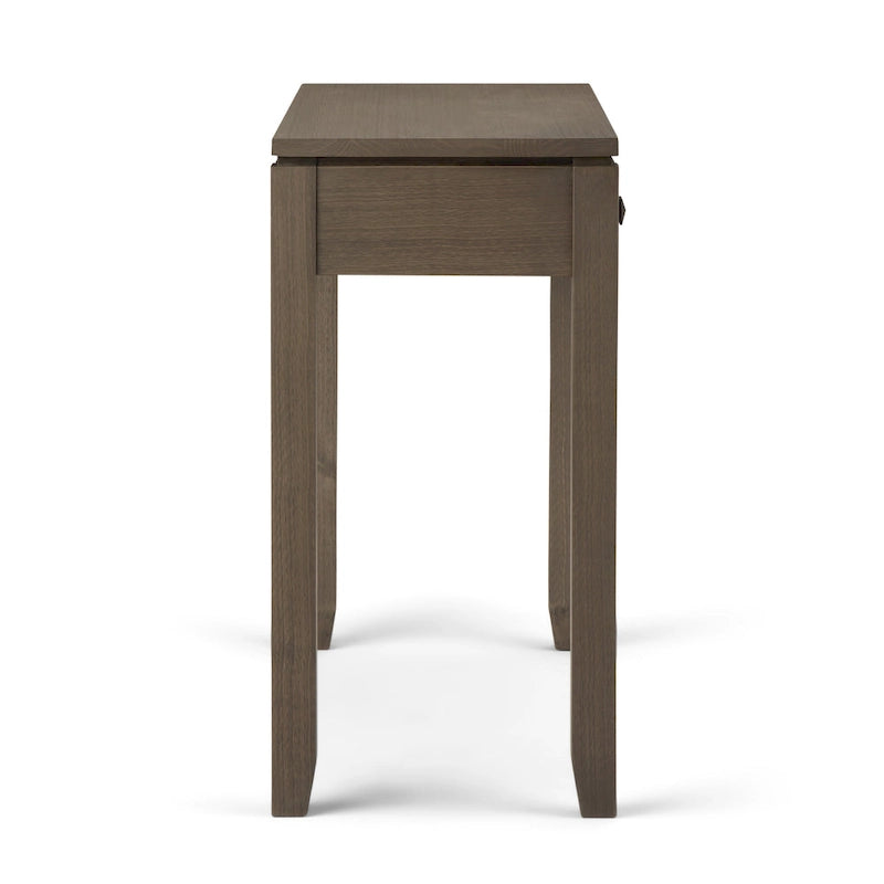 Solid Wood 38-inch Wide Contemporary Console Sofa Table with 2 Drawers