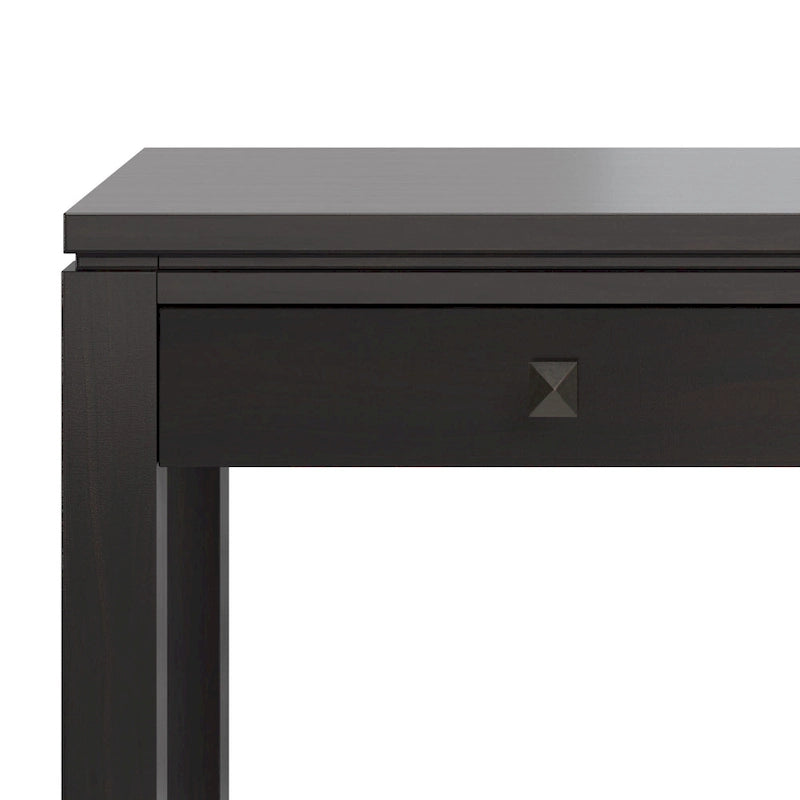 Solid Wood 38-inch Wide Contemporary Console Sofa Table with 2 Drawers