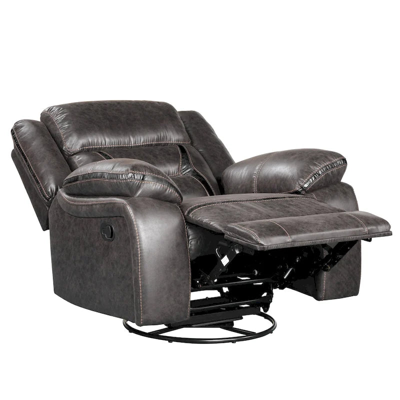 Manual Motion Recliner, Dark Chestnut