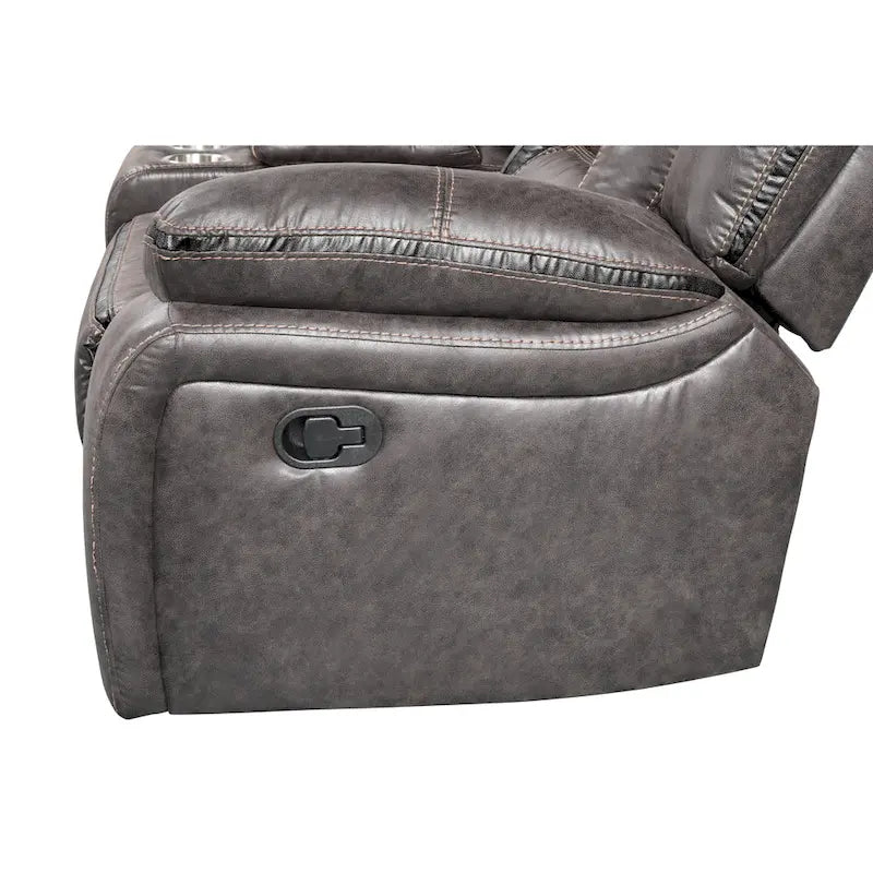 Manual Motion Recliner, Dark Chestnut