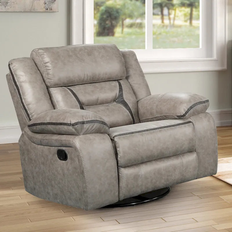 Manual Motion Recliner, Dark Chestnut