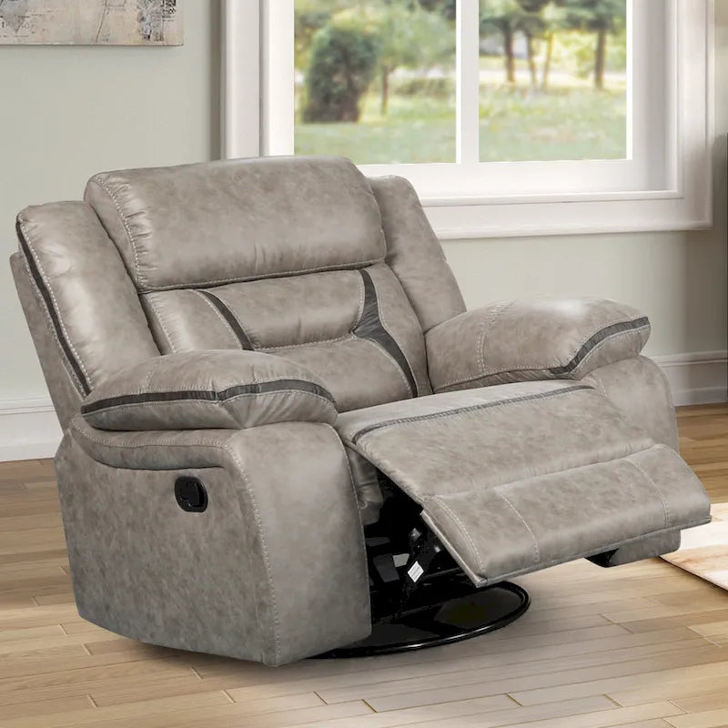 Manual Motion Recliner, Dark Chestnut