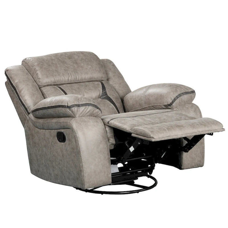 Manual Motion Recliner, Dark Chestnut