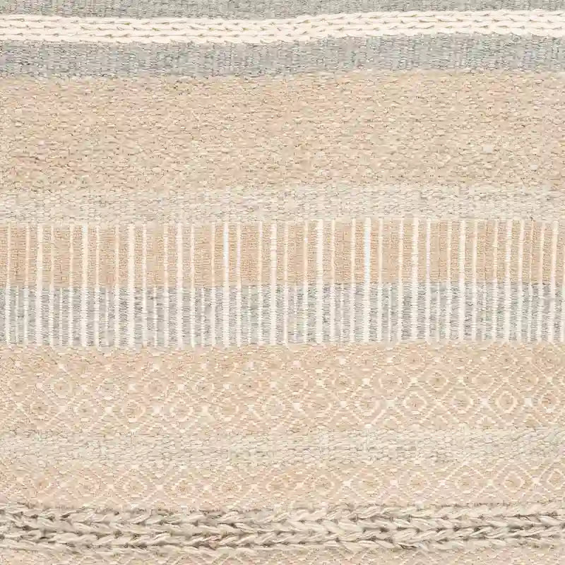 Farmhouse Patchwork 24" Square Pouf