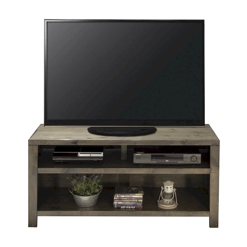 48-inch TV Stand, No Assembly Required, Barnwood Finish