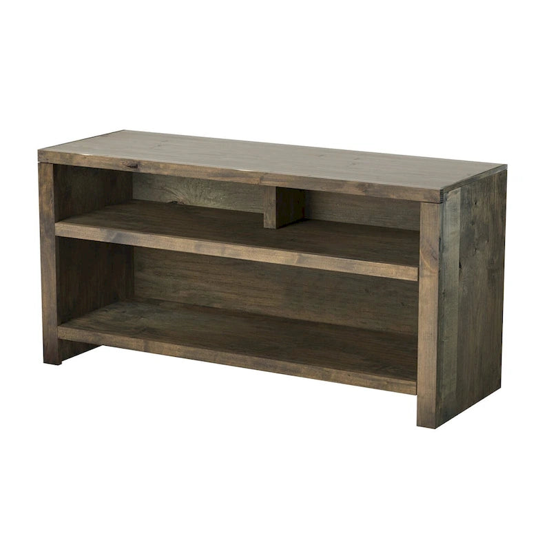 48-inch TV Stand, No Assembly Required, Barnwood Finish