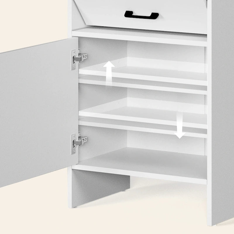 Hall Tree 44.5" Wide with Bench and Shoe Storage