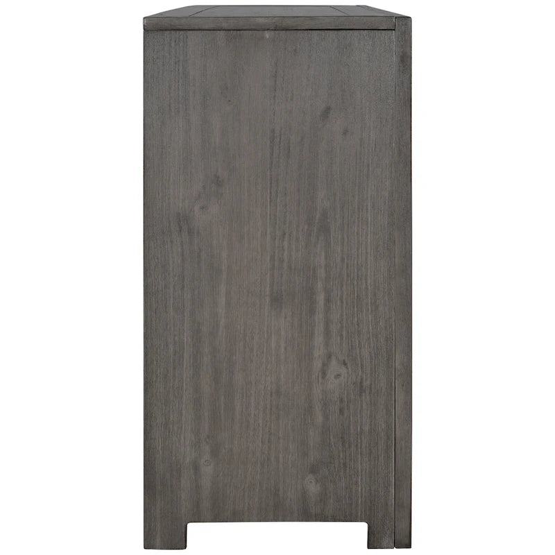 Vintage-Style Storage Cabinet with 2 Doors and 2 Shelves