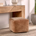 18" Velvet Pouf Ottoman