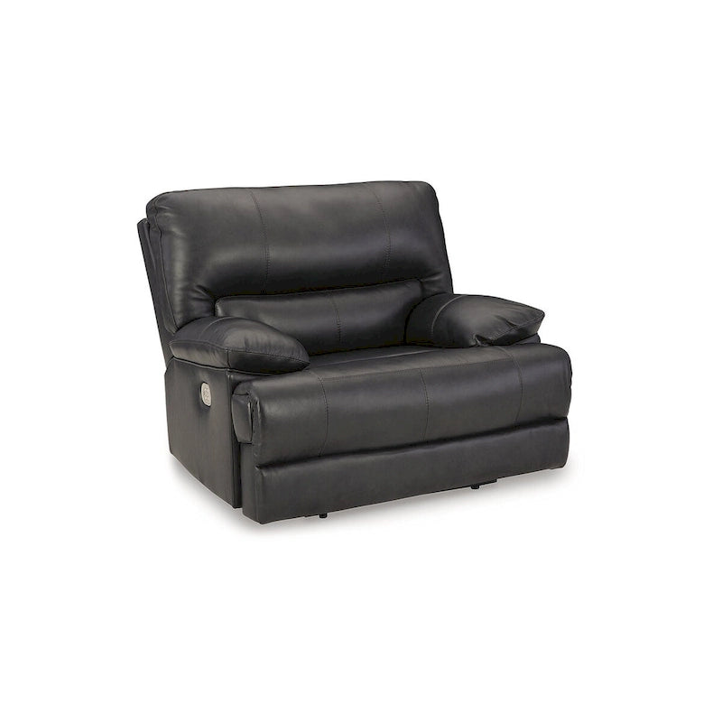 Black Leather Zero-Gravity Power Recliner