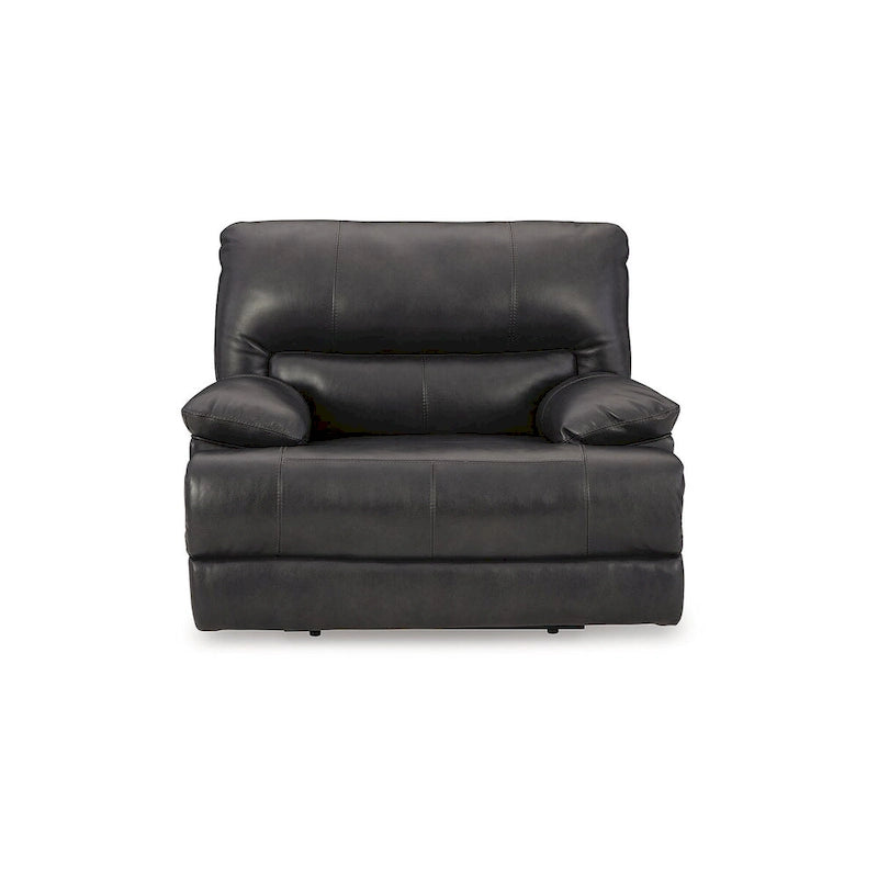 Black Leather Zero-Gravity Power Recliner