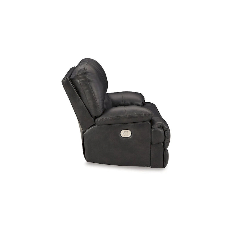Black Leather Zero-Gravity Power Recliner