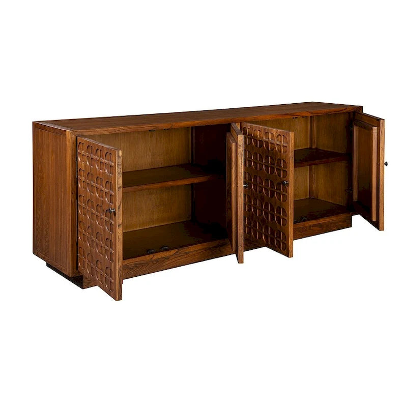Reclaimed Elm 4-Door Sideboard