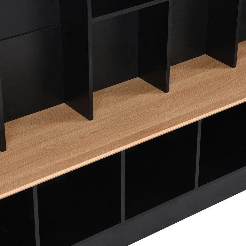 66.9" Hall Tree with Storage Bench, Cube Storage & 8 Hooks