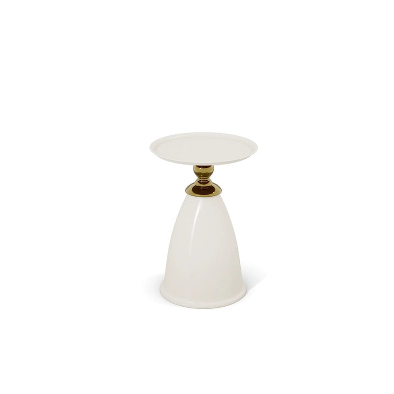Minimalist Iron Round Side Table for Small Spaces